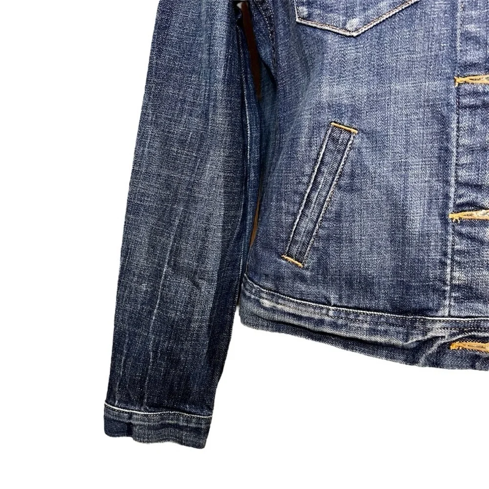 J. Crew Denim Blue Jean Jacket with Side Pockets Size S NWT